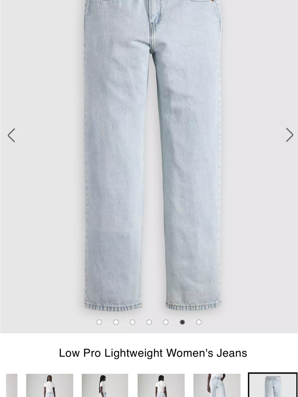 Levi’s Low Pro lightweight jeans - Picture 5 of 5